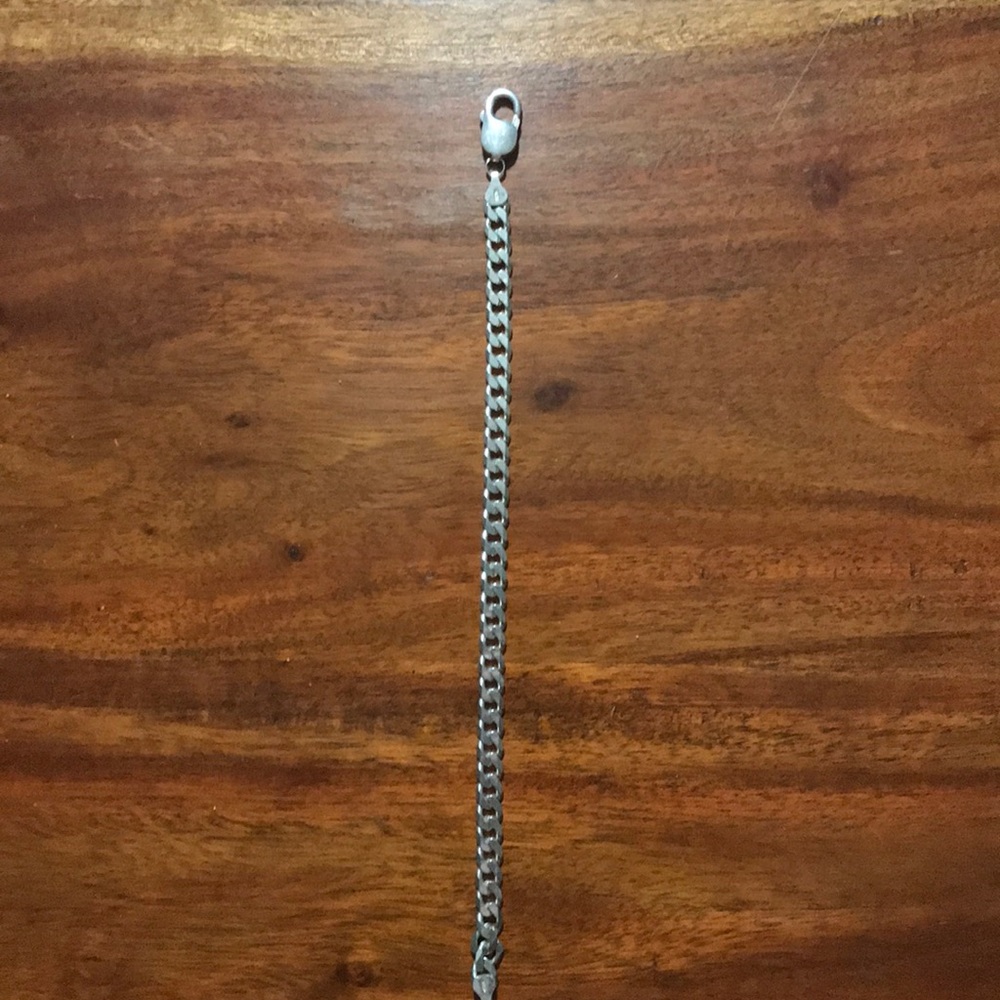 Men’s 925 bracelet 9”x1/4”